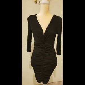 Black long sleeve dress